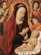 Madonna and Child Adored by Angels Master of Moulins